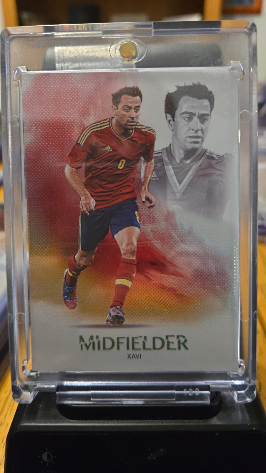 Xavi Midfielder 05/27 Futera Unbreakable front