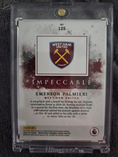Emerson Palmieri Impeccable Silver Foil 41/65 back