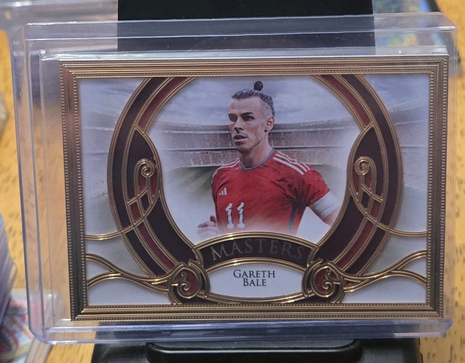 Gareth Bale 2025 Futera Unique Masters Gold Frame 02/12 - front